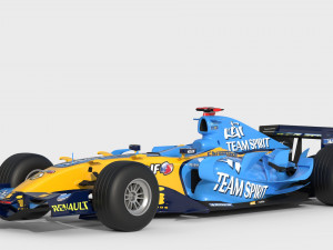 F1 renault r26 2006 Modèle 3D