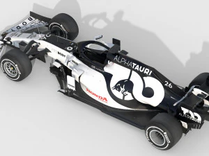 F1 alpha tauri at01 2020 3D Model