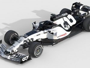F1 alpha tauri at01 2020 Model 3D