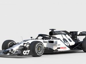 F1 alpha tauri at01 2020 Model 3D