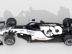 F1 alpha tauri at01 2020 Model 3D