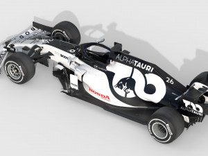 F1 alpha tauri at01 2020 Model 3D