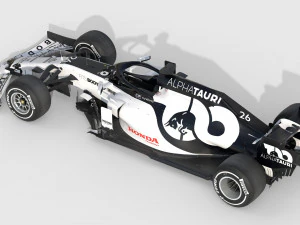 F1 alpha tauri at01 2020 3D Model