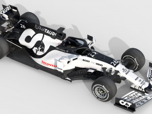 F1 alpha tauri at01 2020 Model 3D