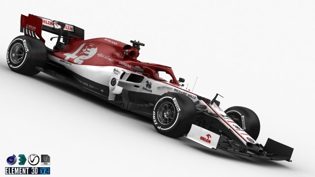 f1 alpha romeo c39 2020 Modelo 3D .c4d .max .obj .3ds .fbx .stl .blend 