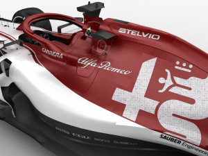 f1 alpha romeo c39 2020 Modelo 3D