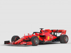 F1 scuderia ferari sf1000 2020 Modèle 3D