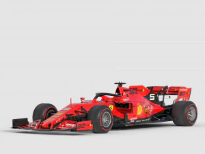 F1 scuderia ferari sf1000 2020 3D Model