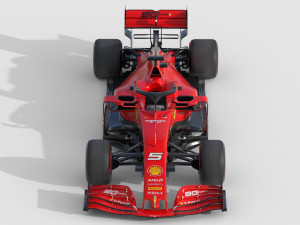 F1 scuderia ferari sf1000 2020 Modèle 3D