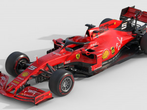 F1 scuderia ferari sf1000 2020 Modèle 3D