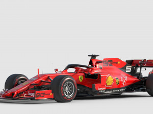 F1 scuderia ferari sf1000 2020 Modèle 3D