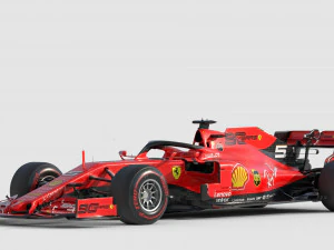 F1 scuderia ferari sf1000 2020 3D Model
