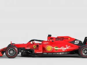 F1 scuderia ferari sf1000 2020 3D Model