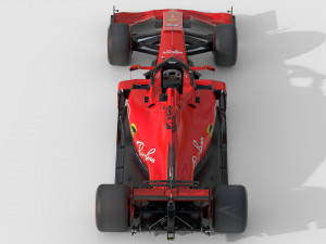 F1 scuderia ferari sf1000 2020 Modèle 3D