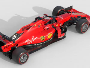F1 scuderia ferari sf1000 2020 3D Model