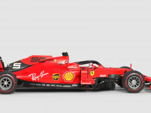 F1 scuderia ferari sf1000 2020 3D Model