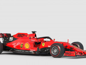 F1 scuderia ferari sf1000 2020 Modèle 3D