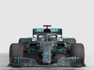 F1 mercedes w11 2020 3D Model