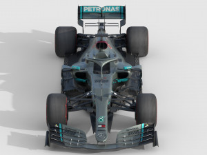 F1 mercedes w11 2020 3D Model