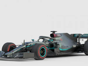 mercedes f1 w11 2020 Modelo 3D
