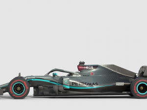 F1 mercedes w11 2020 3D Model