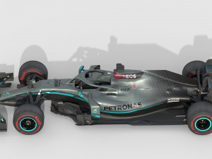 F1 mercedes w11 2020 3D Model