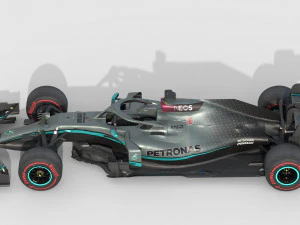 mercedes f1 w11 2020 Modelo 3D