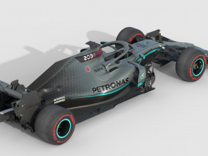 F1 mercedes w11 2020 3D Model