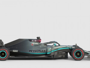 F1 mercedes w11 2020 3D Model