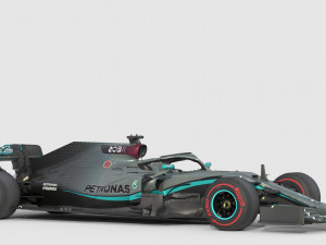 F1 mercedes w11 2020 3D Model