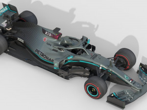 F1 mercedes w11 2020 3D Model