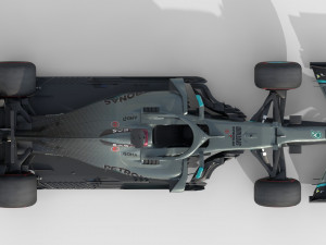 F1 mercedes w11 2020 3D Model