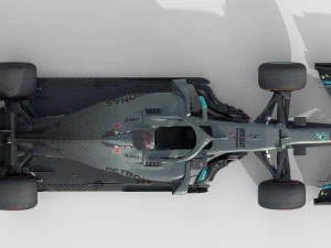 mercedes f1 w11 2020 Modelo 3D