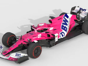 F1 racing point rp20 3D Model