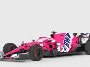 F1 racing point rp20 3D Модель