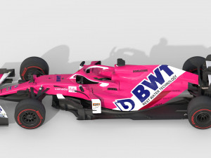 F1 racing point rp20 3D Модель