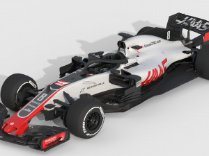 F1 haas vf-20 2020 3D Model