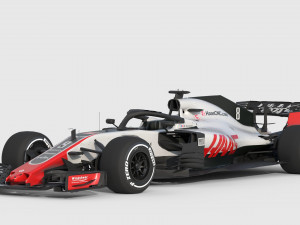 F1 haas vf-20 2020 3D Model