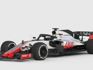 F1 haas vf-20 2020 3D Model