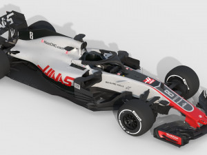 F1 haas vf-20 2020 3D Model