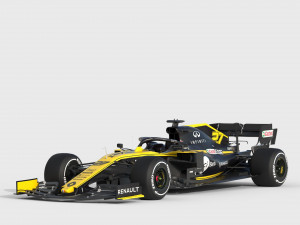 F1 renault rs20 2020 3D 模型