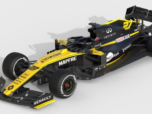 F1 renault rs20 2020 3D 模型
