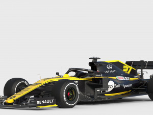 F1 renault rs20 2020 3D 模型