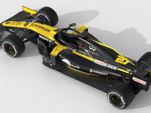 F1 renault rs20 2020 3D 模型