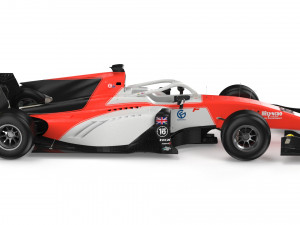f2 mp motorsport 2019 3D 模型