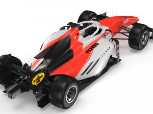 f2 mp motorsport 2019 3D Model