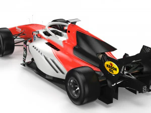 f2 mp motorsport 2019 3D Model