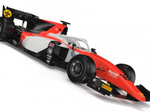 f2 mp motorsport 2019 3D Model