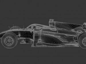 f2 mp motorsport 2019 3D Model