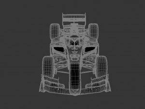 f2 mp motorsport 2019 3D Model